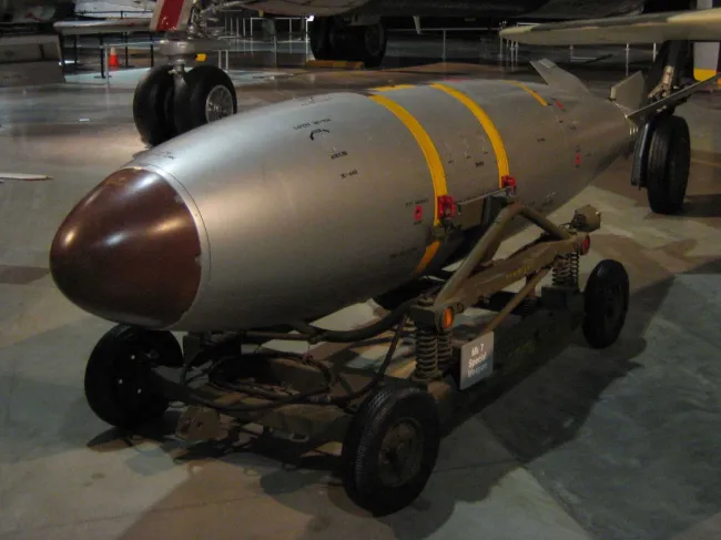 Mark 7 nuclear bomb at USAF Museum